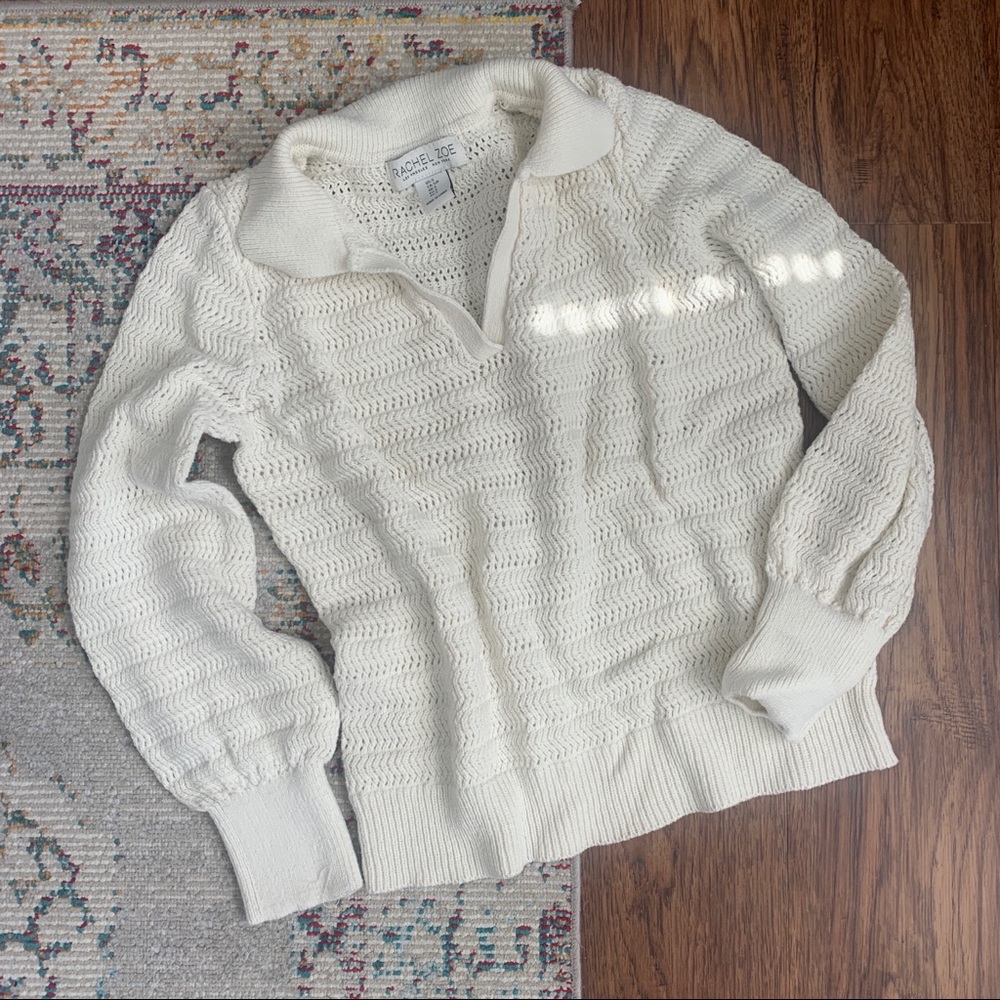Knit Polo Sweater
